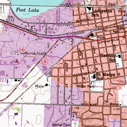 Topographic Map of Minnegasco Park, MN