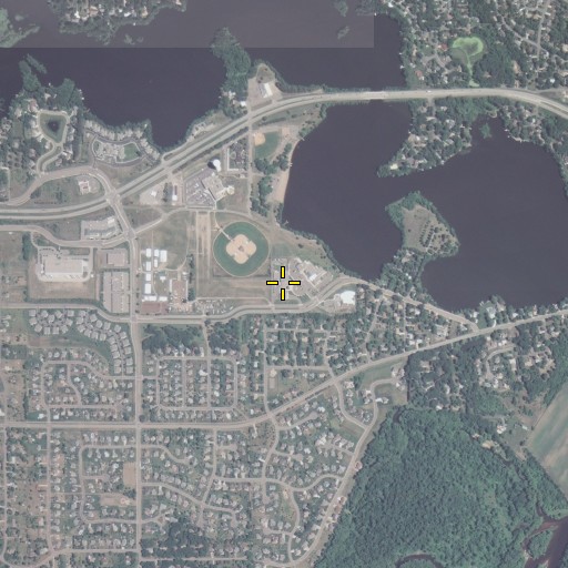 Aerial/Satellite Image of Elk River Fire Department Station 2, MN