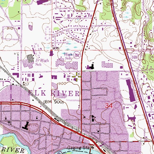 Topographic Map of Alliance Christian Academy, MN