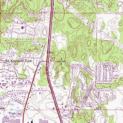 Topographic Map of Morgan Park Medical Clinic, MN