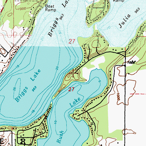 Topographic Map of Lakeview Care Center, MN