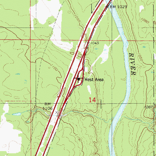 Kettle River North Bound Rest Area, MN