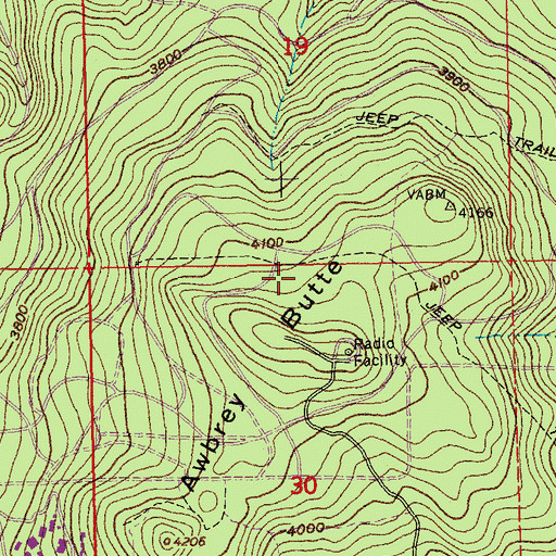 Topographic Map of Sylvan Park, OR