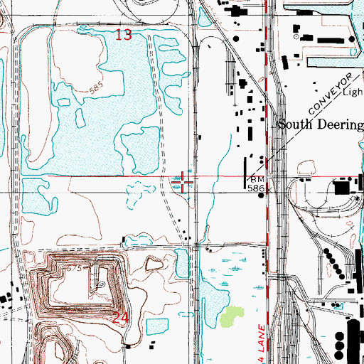 Topographic Map of Big Marsh, IL