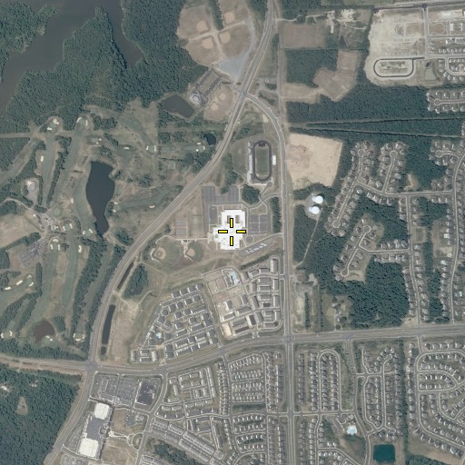 Aerial/Satellite Image of Briar Woods High School, VA
