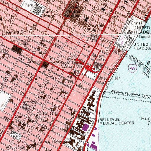 Topographic Map of Civic Club, NY