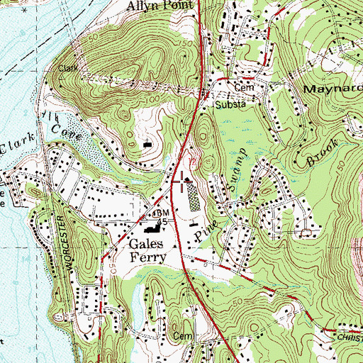 Gales Ferry Ct Map Gales Ferry, Ct