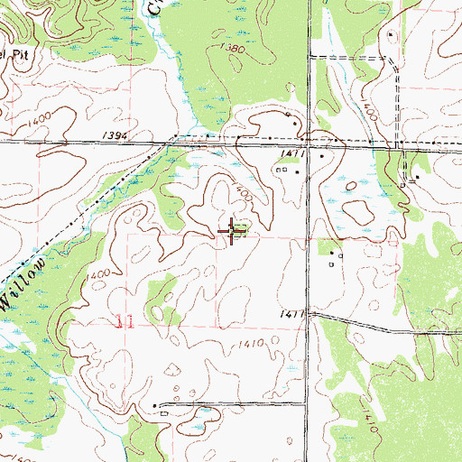 Topographic Map of Norwegian Methodist Church Cemetery, MN