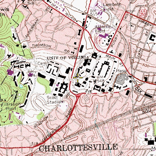 Topographic Map of Smith Portal, VA