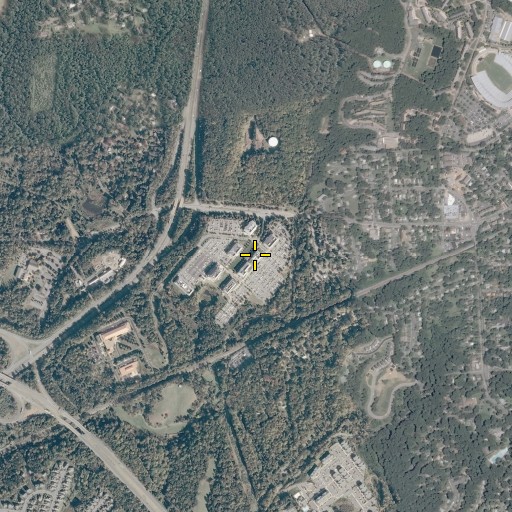 Aerial/Satellite Image of University of Virginia HealthSouth Rehabilitation Hospital, VA