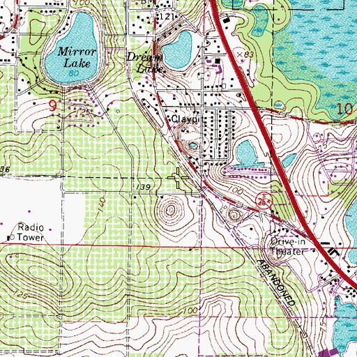 Topographic Map of Trinity Learning Center, FL