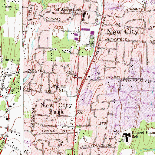 Topographic Map of Durant, NY