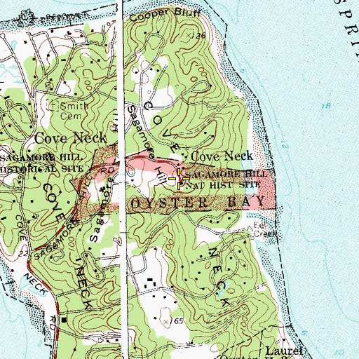 Topographic Map of Old Orchard Museum, NY