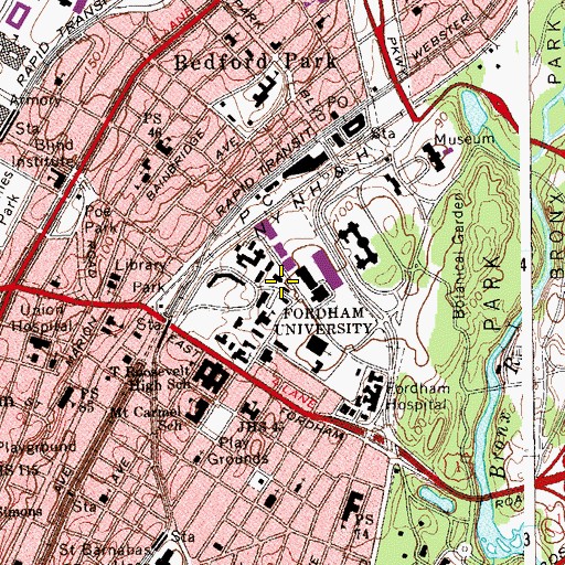 Topographic Map of Alpha House, NY