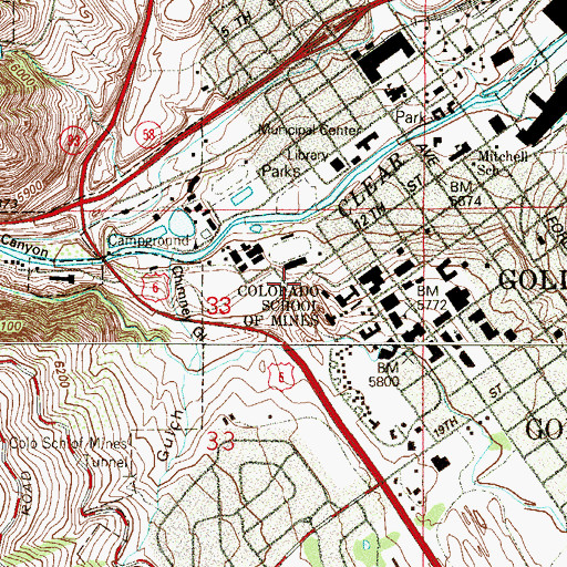 Topographic Map of White Ash Mine Cemetery, CO