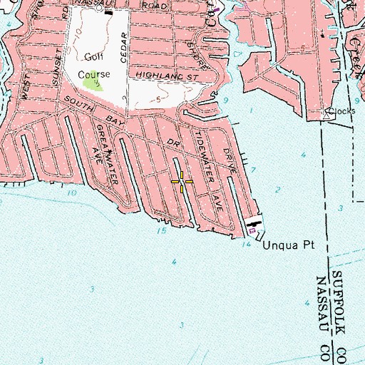 Topographic Map of Canal 7, NY