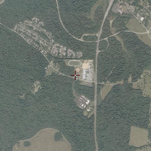 Aerial/Satellite Image of York County Department of Fire and Life Safety Station 4 Yorktown, VA