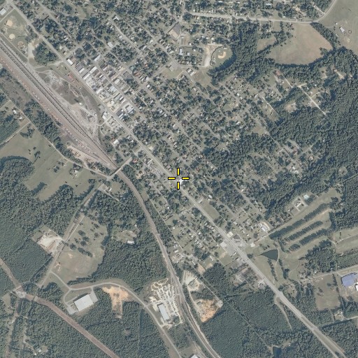 Aerial/Satellite Image of Nottoway County Emergency Squad, VA