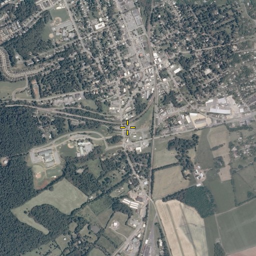 Aerial/Satellite Image of Orange Volunteer Fire Company, VA