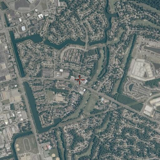 Aerial/Satellite Image of Chesapeake Fire Department Station 14 Greenbrier, VA