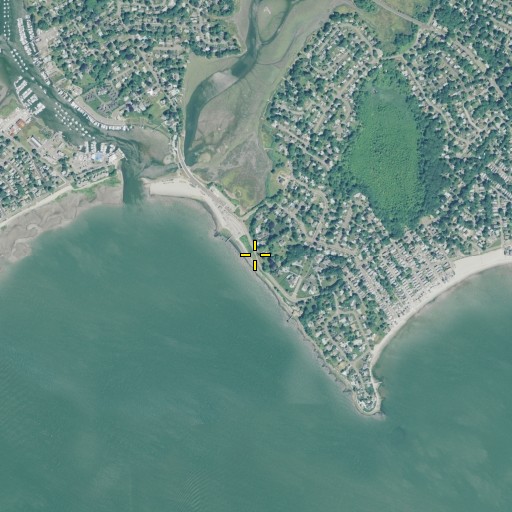 Aerial/Satellite Image of Gulf Beach, CT