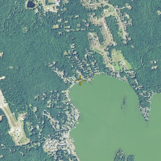 Aerial/Satellite Image of Hales Brook, CT