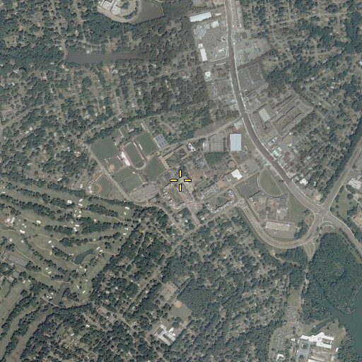 Aerial/Satellite Image of Gaines Theatre, VA