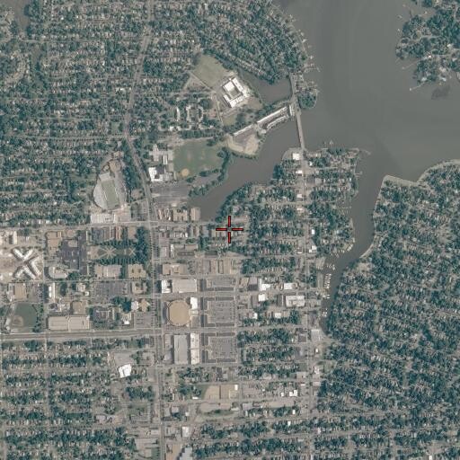 Aerial/Satellite Image of Gresham Hall Annex, VA