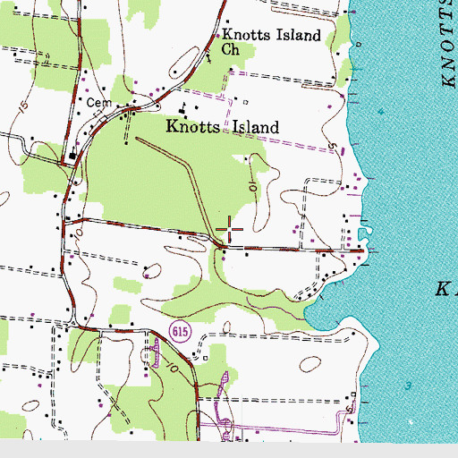 Knotts Island Nc Map Knotts Island Ruritan Park, Nc
