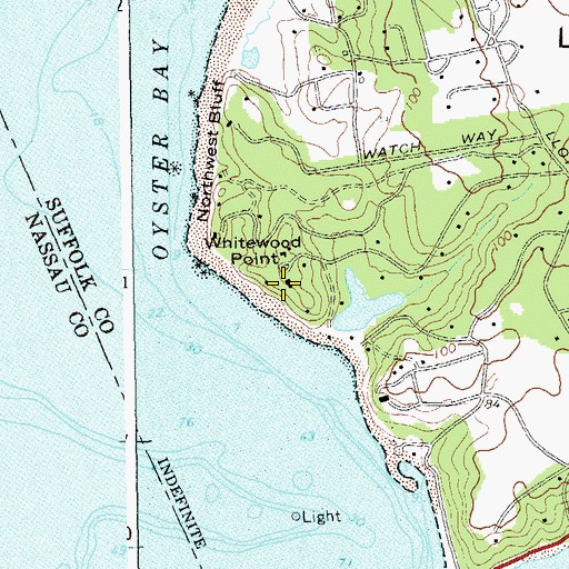 Topographic Map of W L Smith Estate, NY
