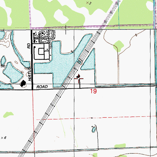 Topographic Map of Pembroke Pines Elementary Charter School East, FL