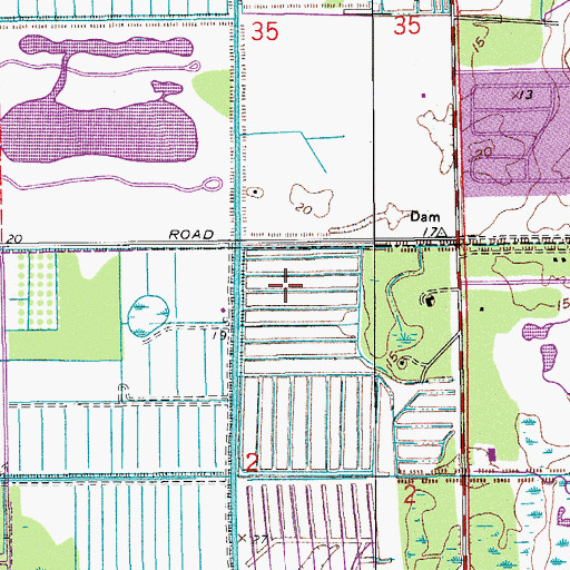 Topographic Map of Calusa Elementary School, FL