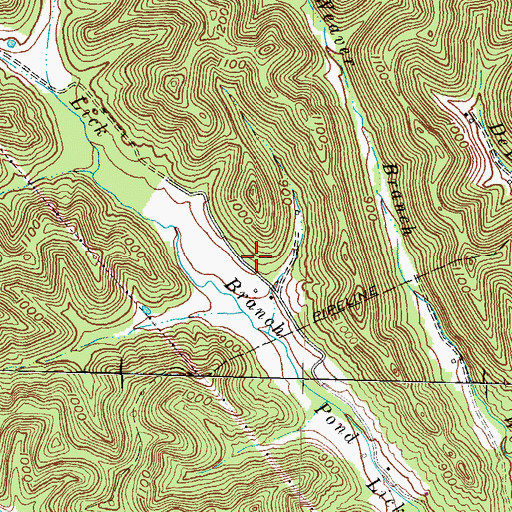 Topographic Map of Hamm Cemetery, KY