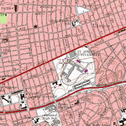 Topographic Map of DeSilva Memorial Field, NY