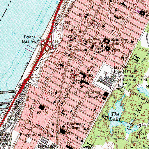Topographic Map of Pyramid Garage, NY