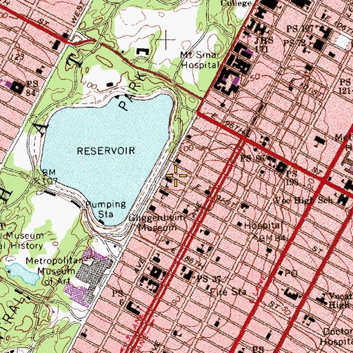 Topographic Map of Consulate of the Russian Federation, NY