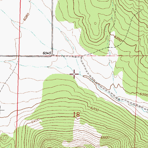 Topographic Map of Heath Canyon, ID