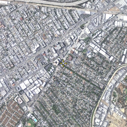 Aerial/Satellite Image of Gateway Culver City Post Office, CA