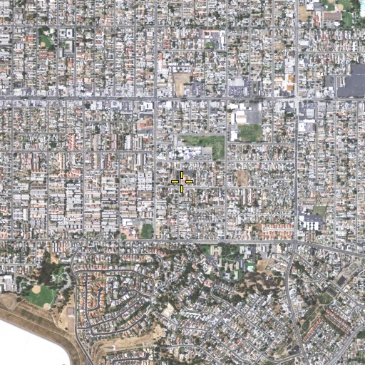 Aerial/Satellite Image of Church of Jesus Christ of Latter Day Saints, CA