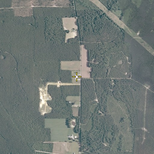 Aerial/Satellite Image of Claremont Volunteer Fire Department Station 1, VA