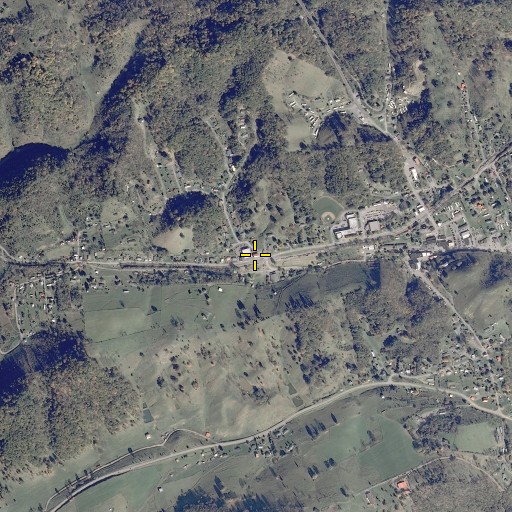 Aerial/Satellite Image of Honaker Volunteer Fire Department, VA