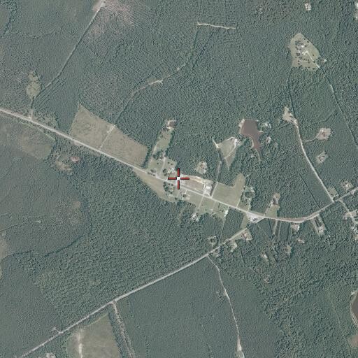 Aerial/Satellite Image of Burrowsville Volunteer Fire Department - Company 4, VA