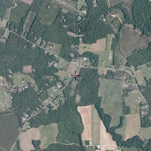 Aerial/Satellite Image of Charles City Volunteer Fire Department Station 1, VA