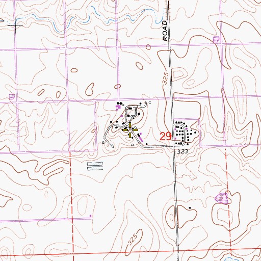 Topographic Map of Madera Air Force Station (historical), CA