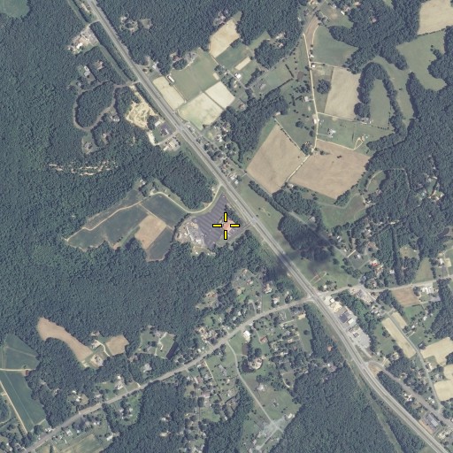 Aerial/Satellite Image of Hollywood Volunteer Fire Department Company 7, MD