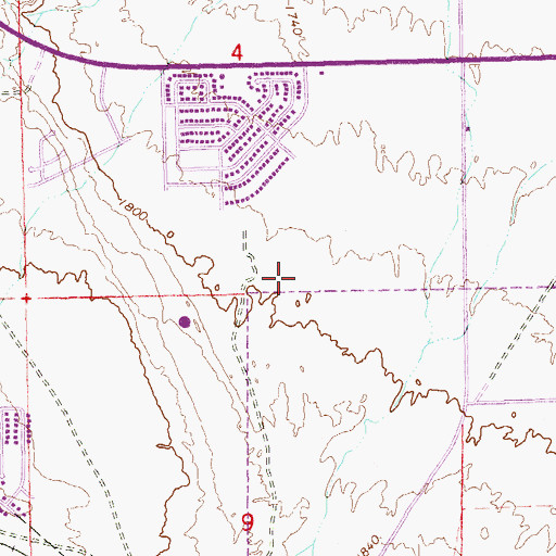 Topographic Map of Community College of Southern Nevada Green Valley Center, NV
