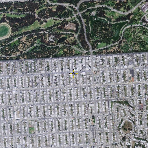 Aerial/Satellite Image of Sunset Station Post Office, CA