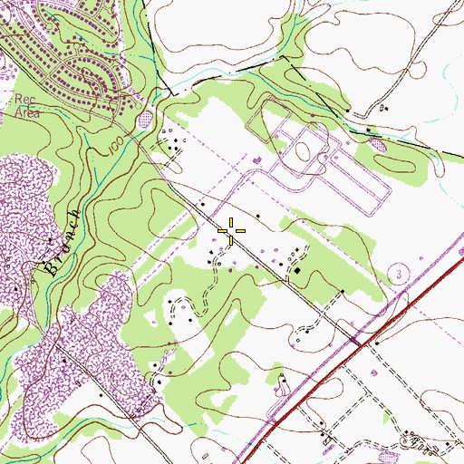 Topographic Map of Emmanuel Mission, MD