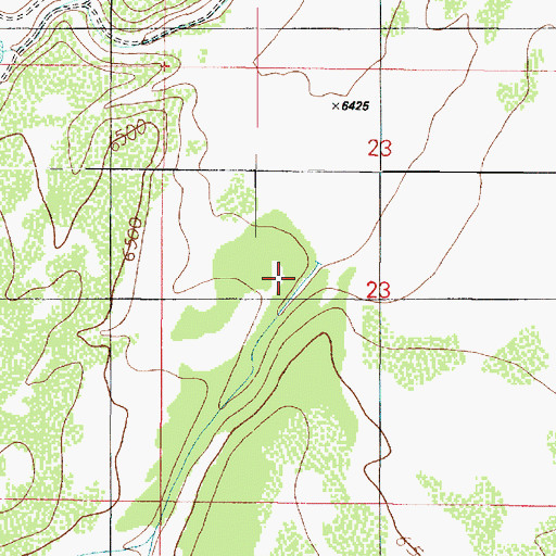 Topographic Map of Driftwood Tank, AZ
