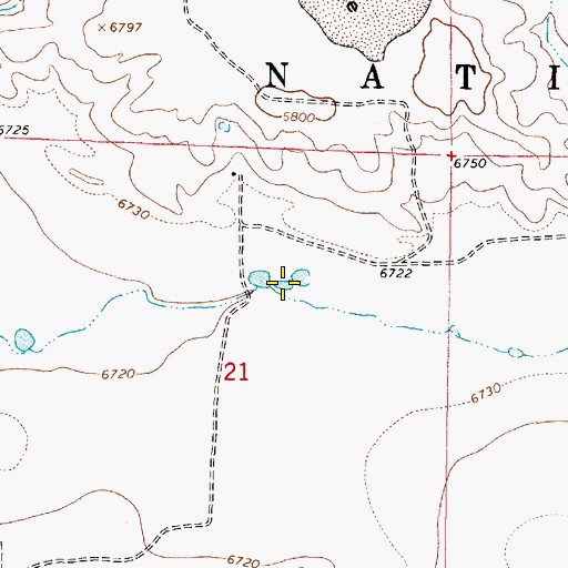 Topographic Map of Wright Tanks, AZ